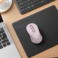 Мышь Baseus F02 Ergonomic Wireless Mouse (розовый, без батарейки в комплекте)