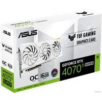Видеокарта ASUS TUF Gaming GeForce RTX 4070 Ti Super 16GB GDDR6X White OC Edition TUF-RTX4070TIS-O16G-WHITE-GAMING