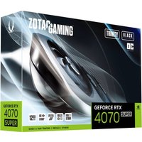 Видеокарта ZOTAC GeForce RTX 4070 Super Trinity OC Black Edition 12GB ZT-D40720J-10P