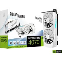 Видеокарта ZOTAC GeForce RTX 4070 Twin Edge OC White Edition ZT-D40700Q-10M