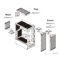 Корпус Thermaltake S200 TG ARGB CA-1X2-00M1WN-00