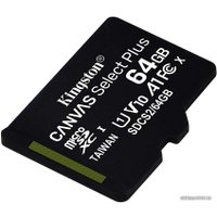 Карта памяти Kingston Canvas Select Plus microSDXC 64GB