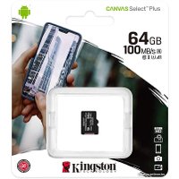 Карта памяти Kingston Canvas Select Plus microSDXC 64GB