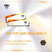 Оперативная память Patriot Viper Elite 5 RGB TUF Gaming Alliance 2x24ГБ DDR5 6600 МГц PVER548G66C34KT