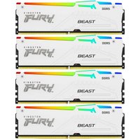 Оперативная память Kingston FURY Beast RGB 4x32ГБ DDR5 5200 МГц KF552C40BWAK4-128