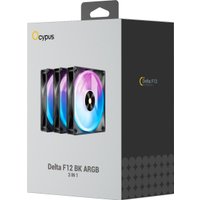 Набор вентиляторов Ocypus Delta F12 BK ARGB 3IN1