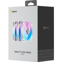 Набор вентиляторов Ocypus Delta F12 WH ARGB 3IN1