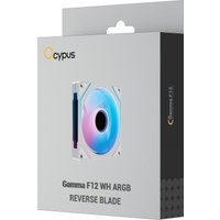 Вентилятор для корпуса Ocypus Gamma F12 WH ARGB Reverse Blade
