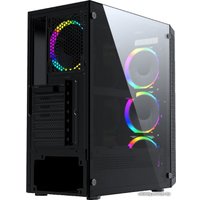 Корпус Powercase Mistral X4 Mesh LED CMIXB-L4