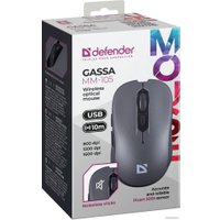 Мышь Defender Gassa MM-105 (серый)