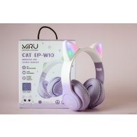 Наушники Miru Cat EP-W10 (сиреневый)