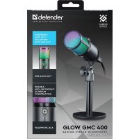 Проводной микрофон Defender Glow GMC 400