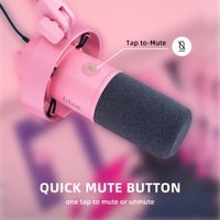 Проводной микрофон FIFINE T688 (розовый) Проводной микрофон FIFINE T688 (розовый)