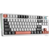 Клавиатура Cyberlynx ZA87 White Black Orange (TNT Yellow) Клавиатура Cyberlynx ZA87 White Black Orange (TNT Yellow)