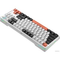 Клавиатура Cyberlynx ZA87 White Black Orange (TNT Yellow) Клавиатура Cyberlynx ZA87 White Black Orange (TNT Yellow)