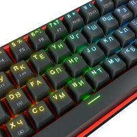 Клавиатура Redragon Fizz Pro (черный/красный)