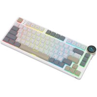 Клавиатура Royal Kludge N80 Pearly Dawn (RK Red)