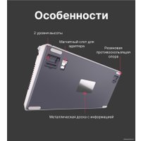 Клавиатура Royal Kludge RK-H81 RGB White Night (RK Brown)