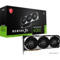 Видеокарта MSI GeForce RTX 4060 Ventus 3X 8G Видеокарта MSI GeForce RTX 4060 Ventus 3X 8G