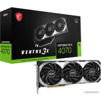 Видеокарта MSI GeForce RTX 4070 Ventus 3X E 12G