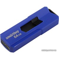 USB Flash SmartBuy Stream 64GB (синий)