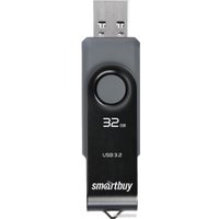 USB Flash SmartBuy Twist Dual 32GB (черный)