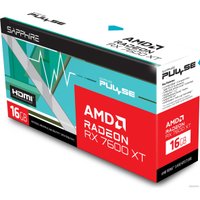 Видеокарта Sapphire Pulse Radeon RX 7600 XT 16GB 11339-04-20G