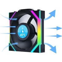 Вентилятор для корпуса Lian Li Uni Fan SL 120 Wireless LCD G99.12SLLCD1W1B.R0
