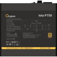 Блок питания Ocypus Iota P750 Iota-P750-G1FFBK024X-EU