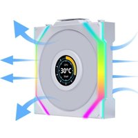 Вентилятор для корпуса Lian Li Uni Fan SL 120 Wireless LCD Reverse G99.12RSLLCD1W1W.R0