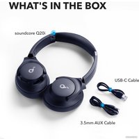 Наушники Anker Soundcore Q20i (темно-синий)
