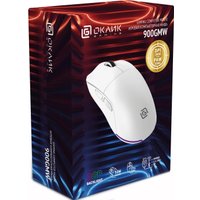 Игровая мышь Оклик 900GMW (белый)