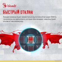 Клавиатура A4Tech Bloody S87 Energy White (Bloody BLMS Red Plus)