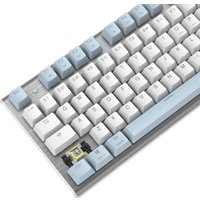 Клавиатура A4Tech Fstyler FS100 Neon (серебристый/голубой)
