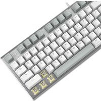 Клавиатура A4Tech Fstyler FS100 Neon (серебристый/серый)