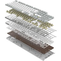 Клавиатура A4Tech Fstyler FS100 Neon (серебристый/серый)