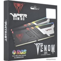 Оперативная память Patriot Viper Venom RGB 2x24ГБ DDR5 6000 МГц PVVR548G600C30K