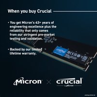 Оперативная память Crucial 8ГБ DDR5 5600 МГц CT8G56C46U5