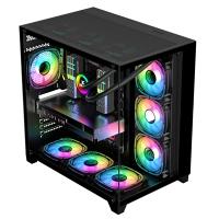 Корпус Powerleap Aerospace PRO MAX (черный) (без вентиляторов)