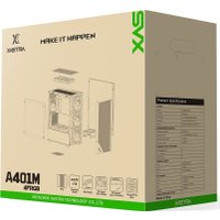 Корпус XASTRA A401M 4FRGB (черный)