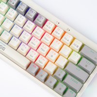 Клавиатура JEGG ZA63 Pro Beige Gray Yellow (TNT Yellow)