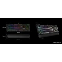 Клавиатура A4Tech Bloody B825R (Light Strike Red)