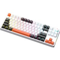 Клавиатура JEGG ZA87 Pro White Black Orange (TNT Yellow)