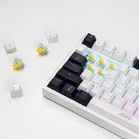 Клавиатура JEGG ZA87 Pro White Black Orange (TNT Yellow)