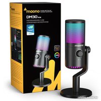 Проводной микрофон Maono DM30 RGB (белый)