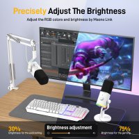 Проводной микрофон Maono PD100X (белый)