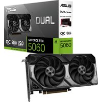 Видеокарта ASUS Dual GeForce RTX 5060 8GB GDDR7 OC Edition DUAL-RTX5060-O8G