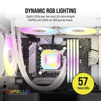 Система жидкостного охлаждения для процессора Corsair iCUE H150i Elite Capellix XT White CW-9060073-WW