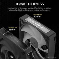 Вентилятор для корпуса Corsair iCUE LINK RX120 MAX RGB Triple Pack CO-9051034-WW
