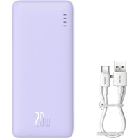 Внешний аккумулятор Baseus Airpow Fast Charge Power Bank 20W 10000mAh (сиреневый)
